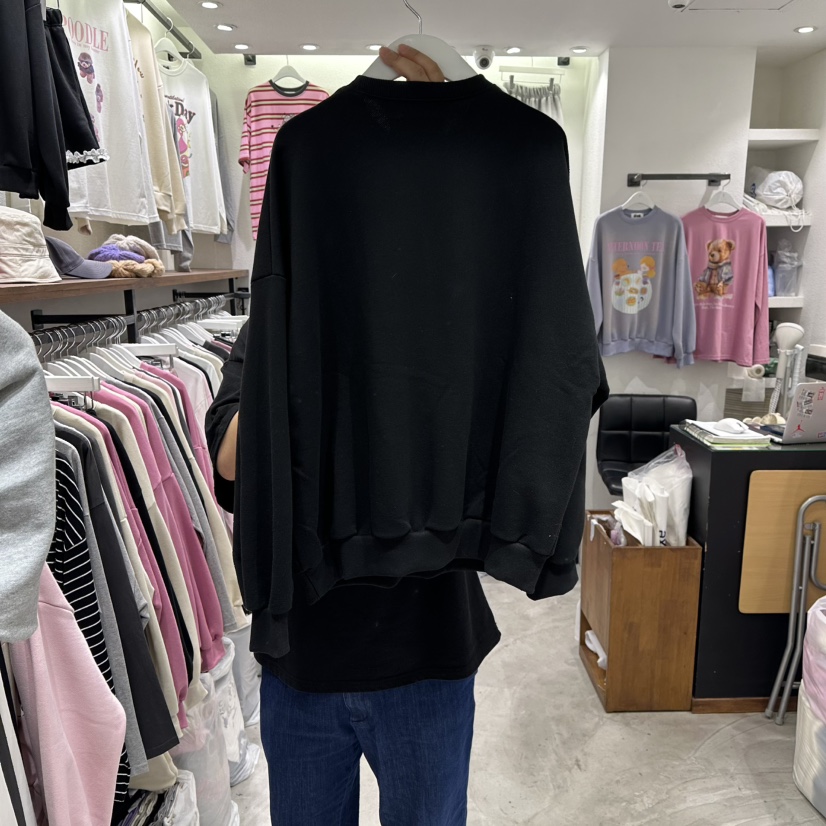 EVE東大門㊣實拍女裝新款25秋冬真品人氣熱賣時尚職業休閑衛衣EVE衛衣