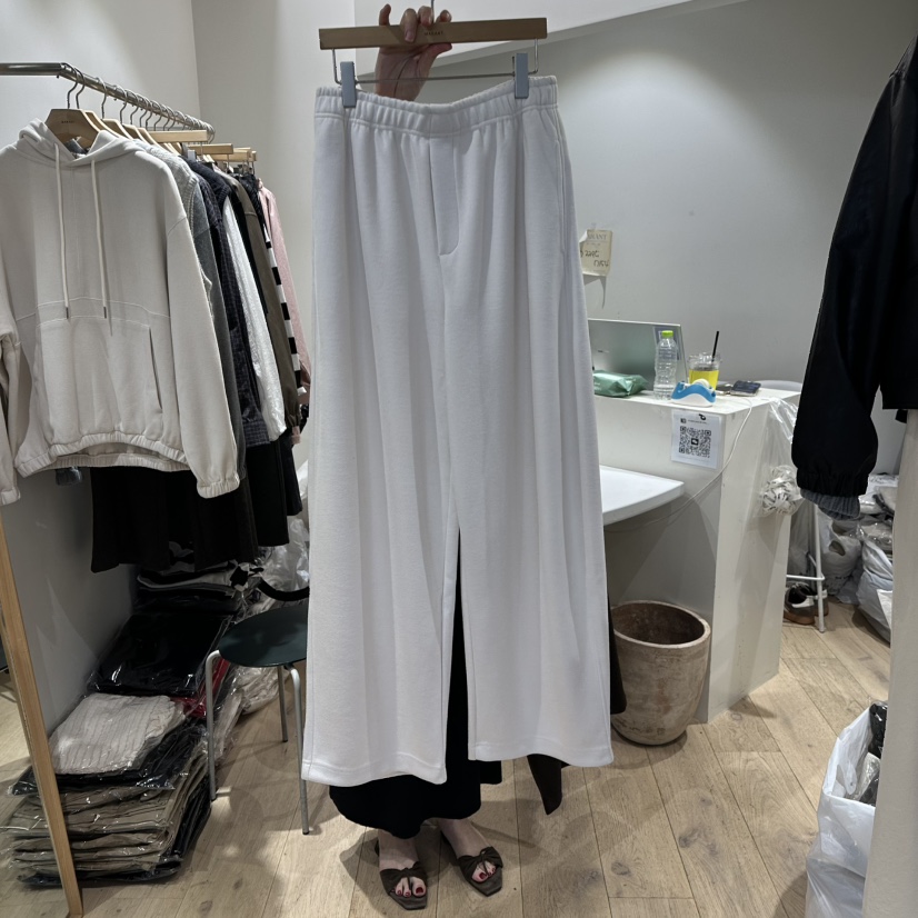 MARANT韓國代購㊣女士新款時尚職業25秋冬推薦人氣休閑褲綁帶MARANT休閑褲圖色1
