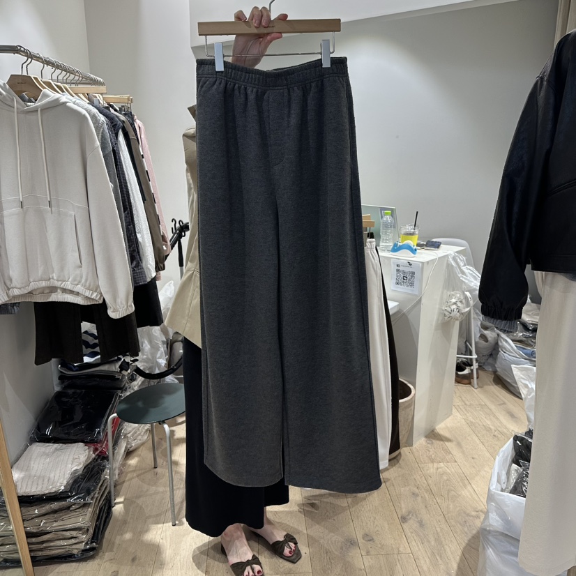 MARANT韓國代購㊣女士新款時尚職業25秋冬推薦人氣休閑褲綁帶MARANT休閑褲圖色2