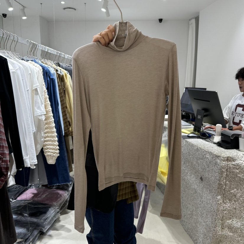 NEROLI 36韓國代購㊣女士新款真品人氣職業休閑長袖T恤羊毛NEROLI 36長袖T恤圖色1