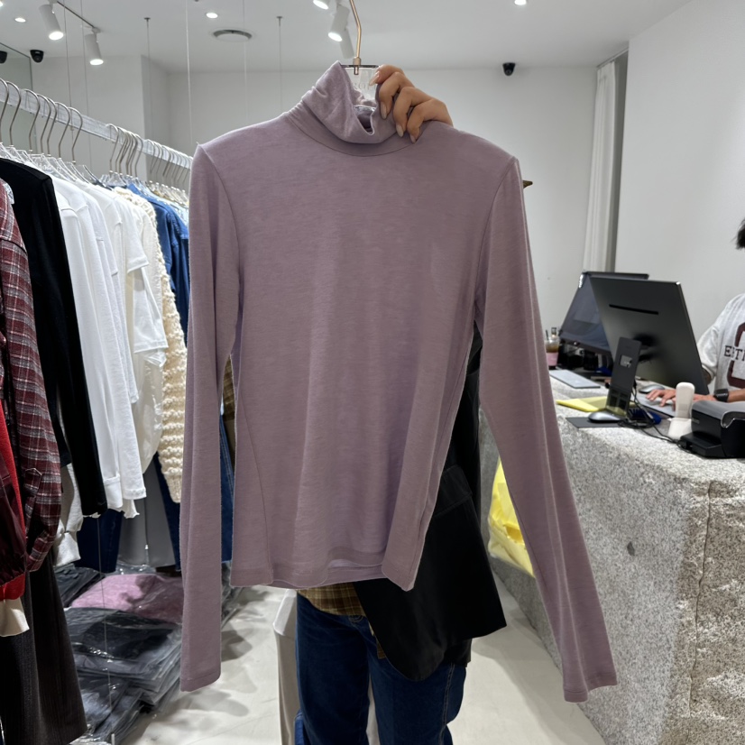 NEROLI 36韓國代購㊣女士新款真品人氣職業休閑長袖T恤羊毛NEROLI 36長袖T恤圖色3