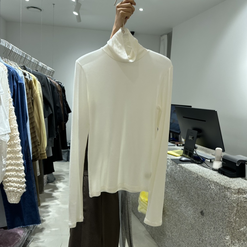 NEROLI 36韓國代購㊣女士新款真品人氣職業休閑長袖T恤羊毛NEROLI 36長袖T恤圖色4
