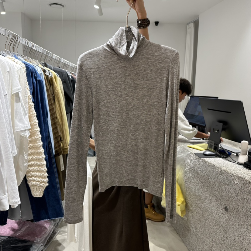 NEROLI 36韓國代購㊣女士新款真品人氣職業休閑長袖T恤羊毛NEROLI 36長袖T恤圖色5