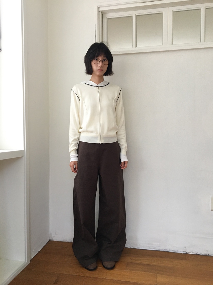 CCW韓國代購㊣女裝新款職業休閑熱賣推薦人氣25秋冬針織衫拉鏈CCW--NYUNYU針織衫