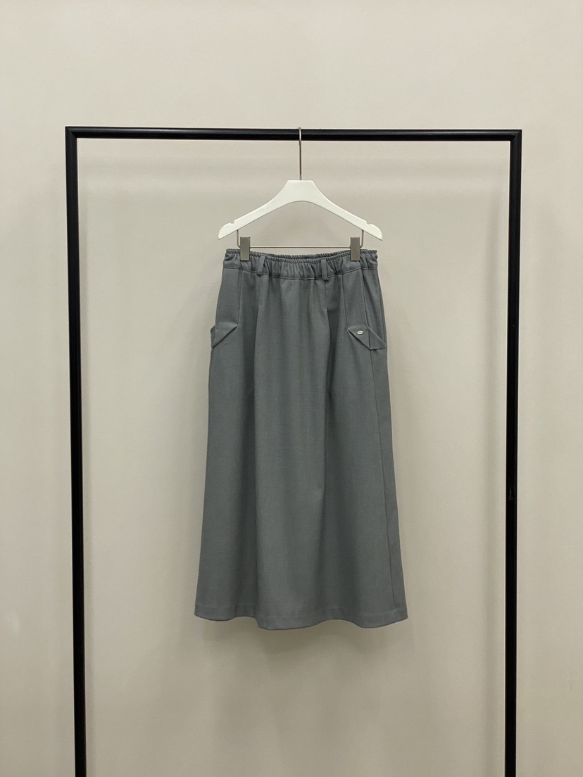 MUCH MORE韓國代購㊣女士新品25秋冬休閑推薦職業熱賣長裙MUCH MORE長裙圖色1