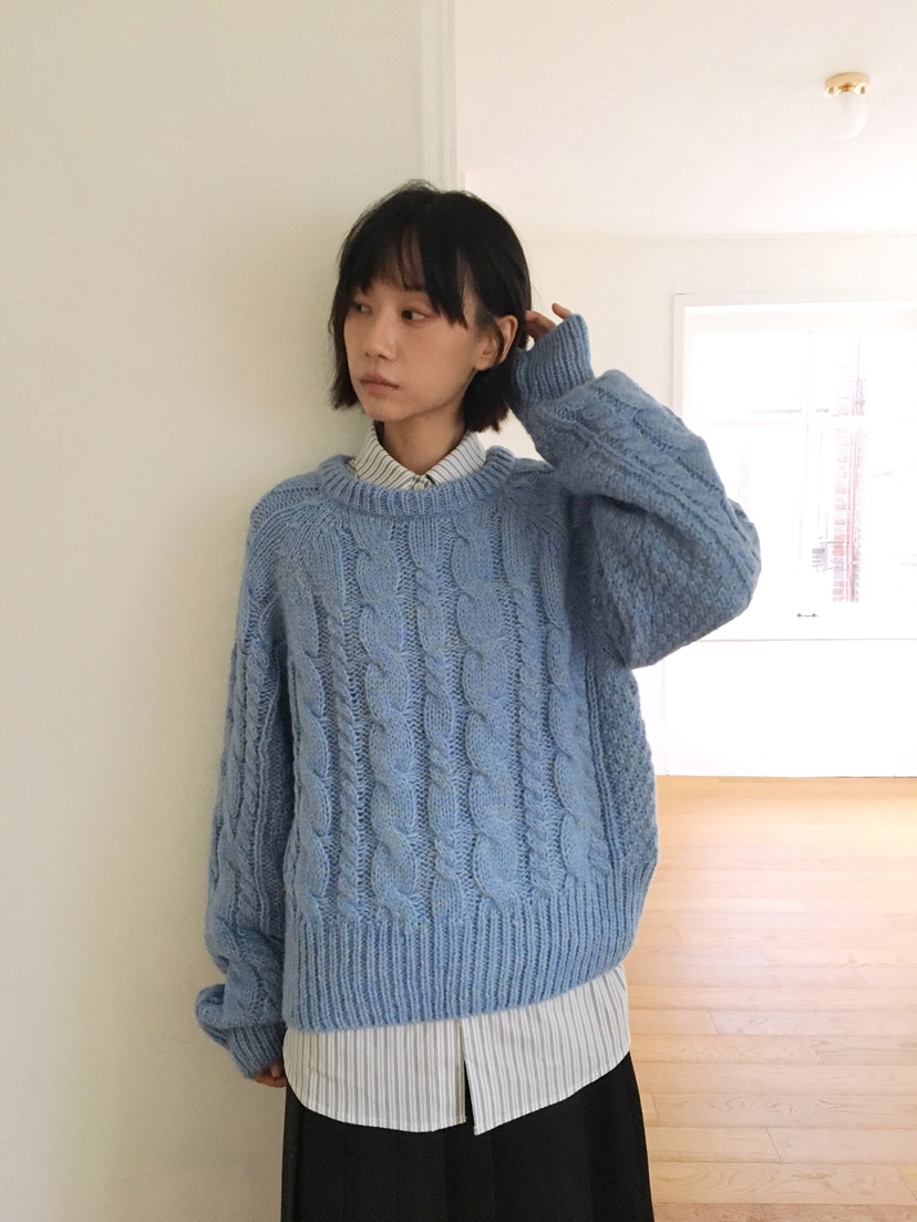 CCW東大門㊣實拍女士新品25秋冬人氣熱賣真品時尚職業針織衫CCW--NYUNYU針織衫
