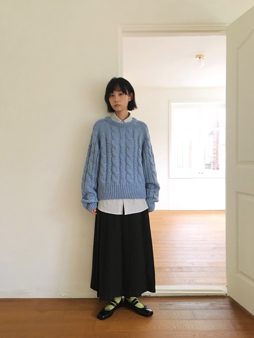 CCW東大門㊣實拍女士新品25秋冬人氣熱賣真品時尚職業針織衫CCW--NYUNYU針織衫