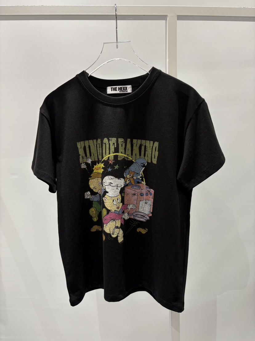 HEXX東大門㊣直郵女裝新品25秋冬休閑推薦人氣熱賣時尚職業T恤THE HEXXT恤圖色2