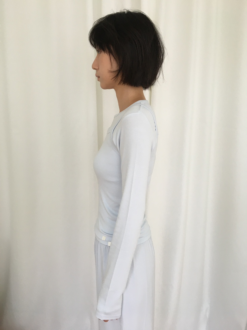 CCW東大門㊣實拍女裝新款時尚推薦25秋冬熱賣休閑職業長袖T恤CCW--NYUNYU長袖T恤