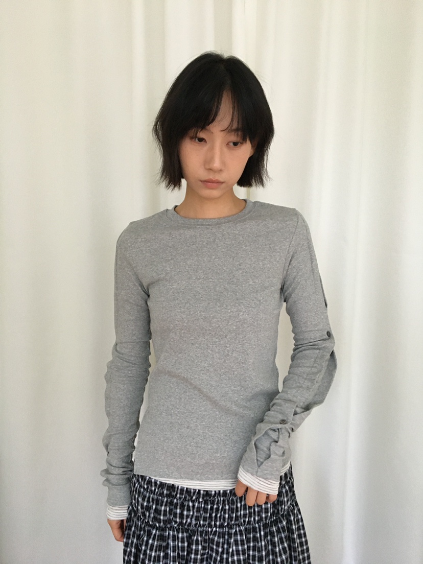 CCW韓國直郵㊣女士新款時尚推薦職業人氣真品25秋冬長袖T恤CCW--NYUNYU長袖T恤