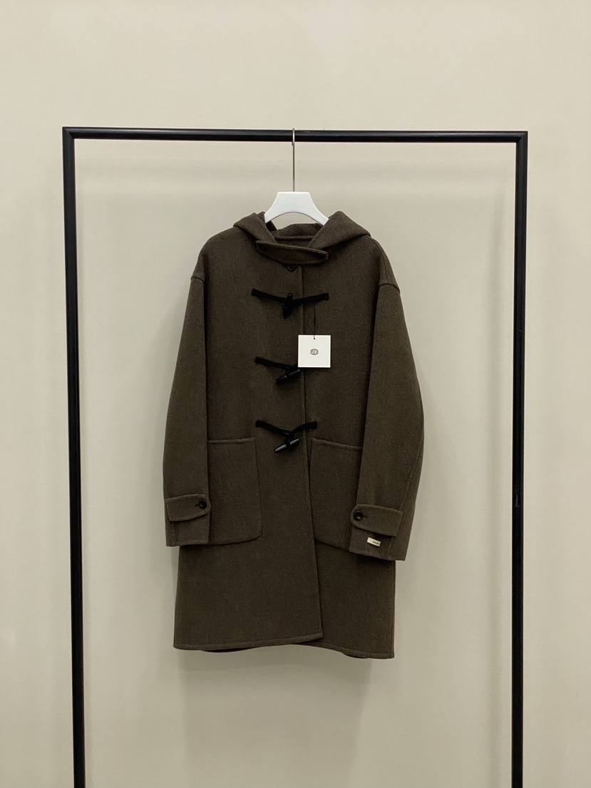 MUCH MORE韓國直郵㊣女裝新品25秋冬人氣職業時尚中長款大衣MUCH MORE中長款大衣圖色1