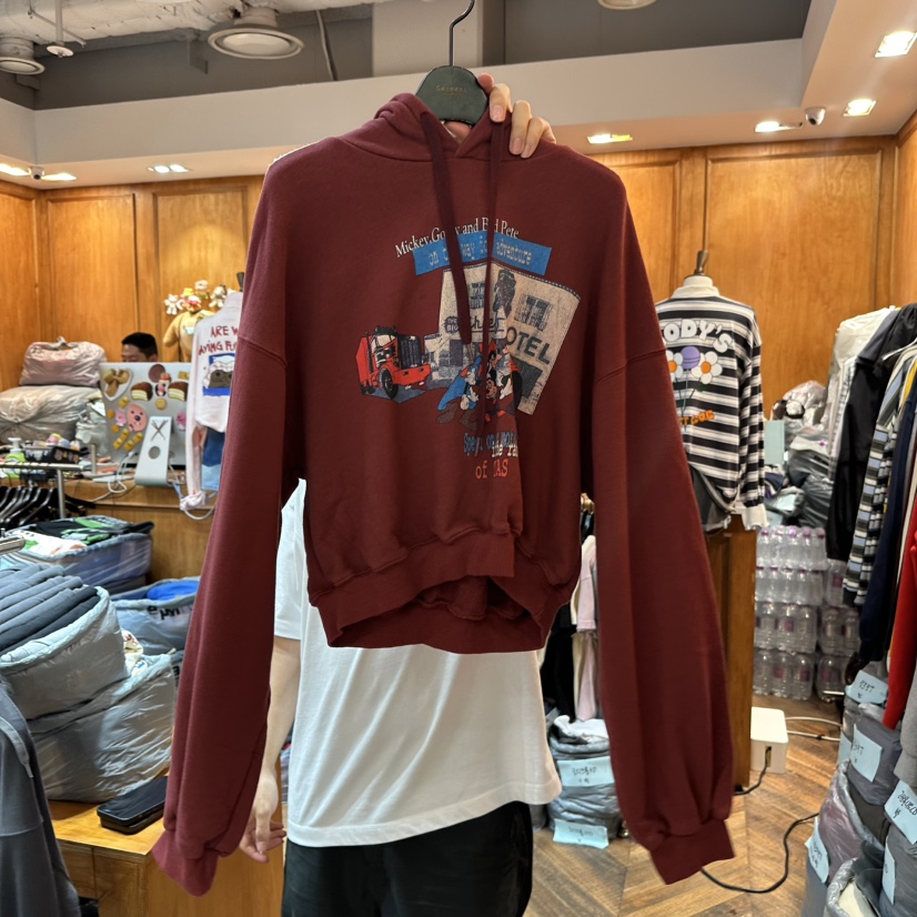 GARMENT-P東大門㊣代購女裝新品時尚推薦25秋冬熱賣休閑衛衣GARMENT衛衣圖色2