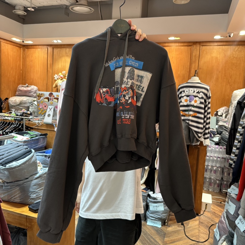 GARMENT-P東大門㊣代購女裝新品時尚推薦25秋冬熱賣休閑衛衣GARMENT衛衣圖色3
