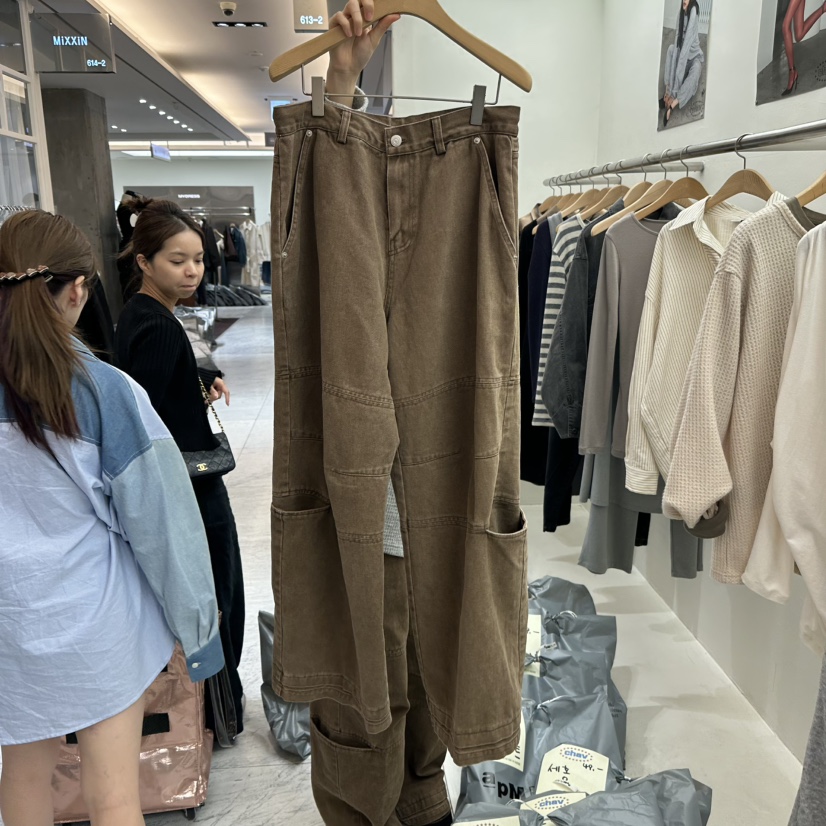 CHAV韓國代購㊣女士新款熱賣人氣真品時尚職業休閑推薦休閑褲CHAV休閑褲
