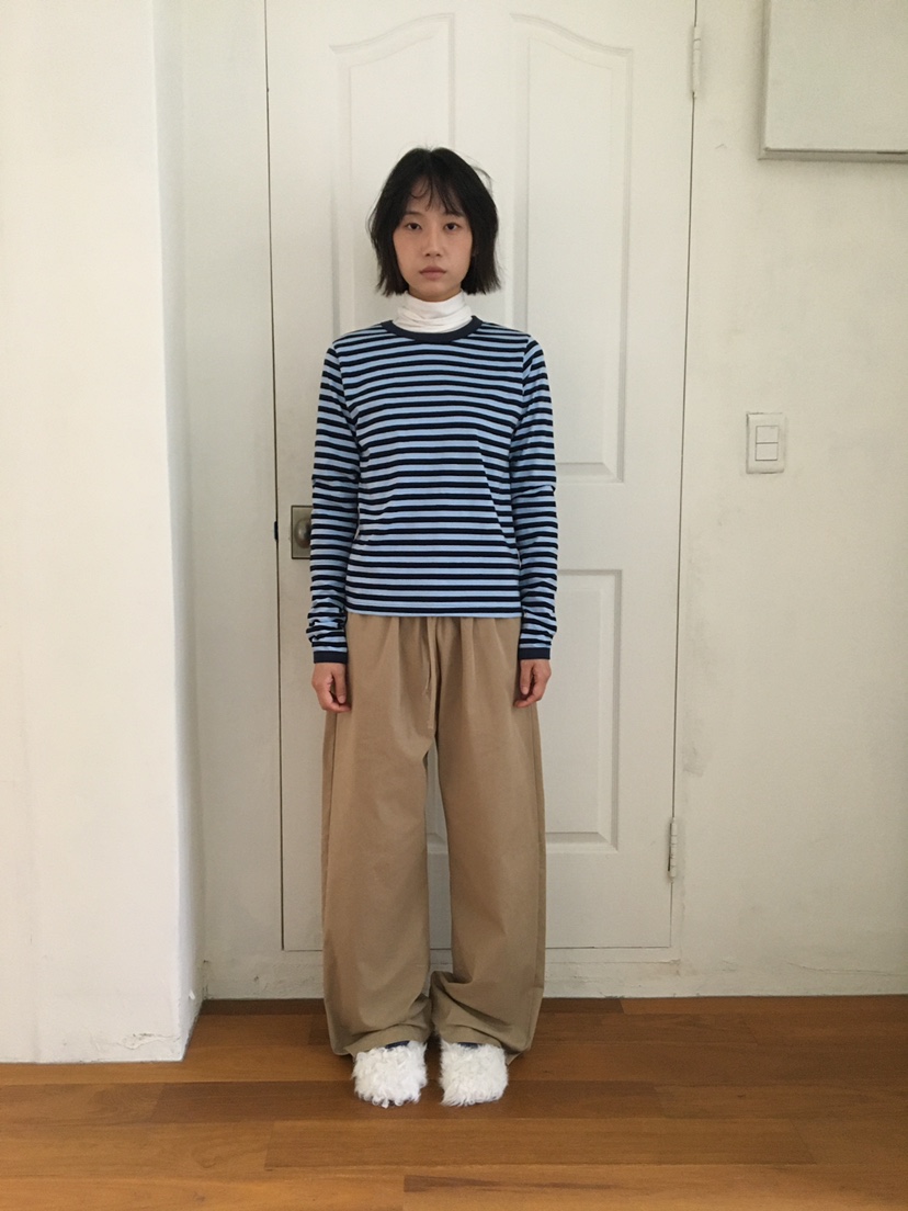 CCW東大門㊣實拍女裝新款人氣休閑推薦熱賣職業時尚長袖T恤CCW--NYUNYU長袖T恤