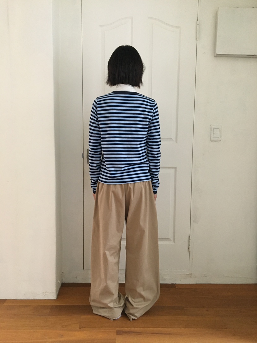 CCW東大門㊣實拍女裝新款人氣休閑推薦熱賣職業時尚長袖T恤CCW--NYUNYU長袖T恤
