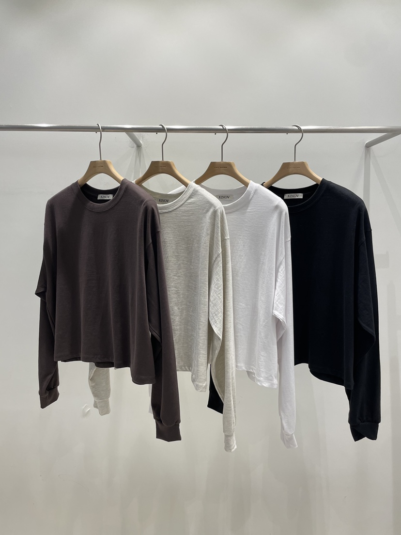 KINOA東大門㊣直郵女裝新品人氣真品推薦時尚25秋冬長袖T恤KINOA長袖T恤