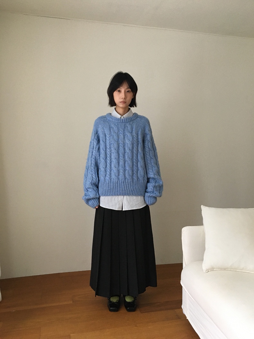 CCW東大門㊣代購女裝新品真品25秋冬休閑人氣熱賣推薦職業長裙CCW--NYUNYU長裙