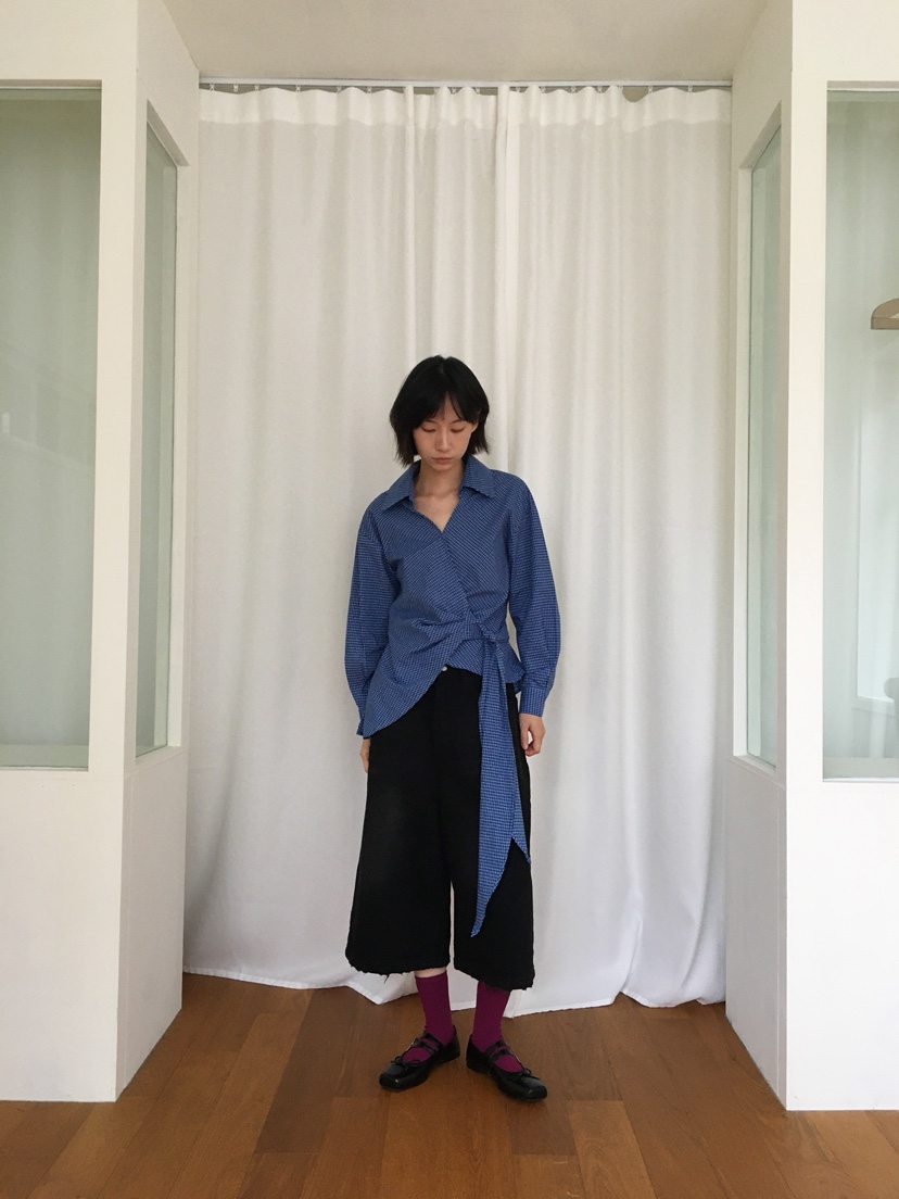 CCW韓國代購㊣女士新款職業休閑熱賣人氣推薦真品襯衫蕾絲衫CCW--NYUNYU襯衫/蕾絲衫
