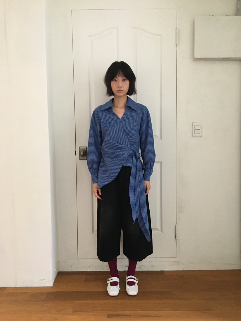 CCW韓國代購㊣女士新款職業休閑熱賣人氣推薦真品襯衫蕾絲衫CCW--NYUNYU襯衫/蕾絲衫