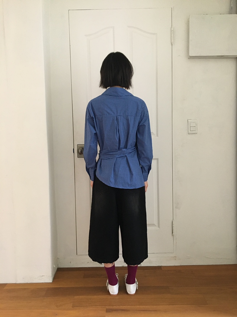 CCW韓國代購㊣女士新款職業休閑熱賣人氣推薦真品襯衫蕾絲衫CCW--NYUNYU襯衫/蕾絲衫