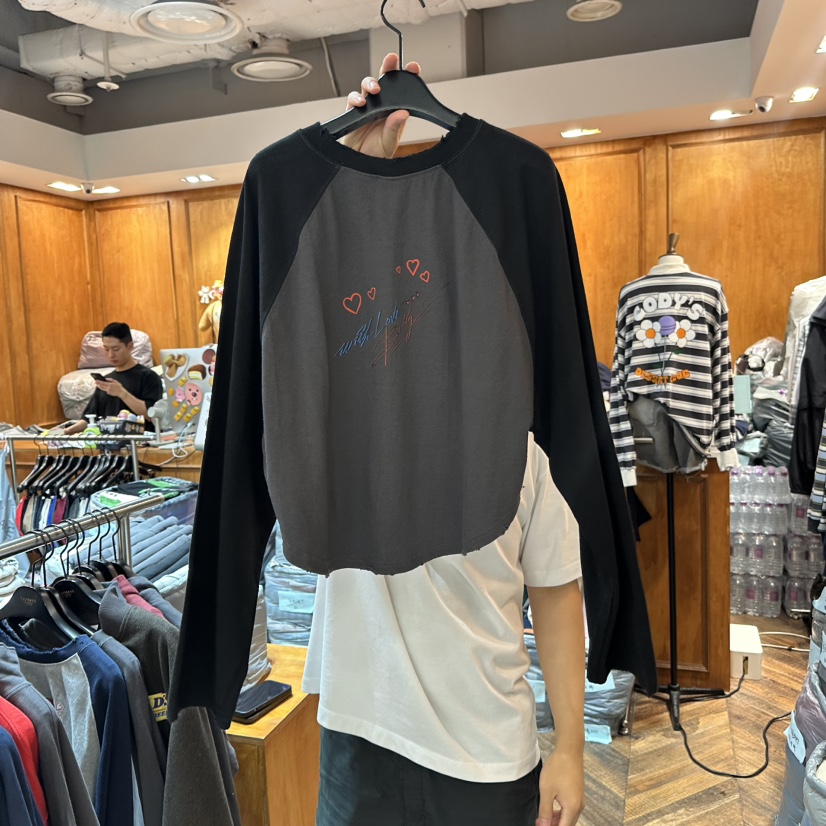 GARMENT-P東大門㊣直郵女士新款休閑25秋冬時尚推薦長袖T恤GARMENT長袖T恤