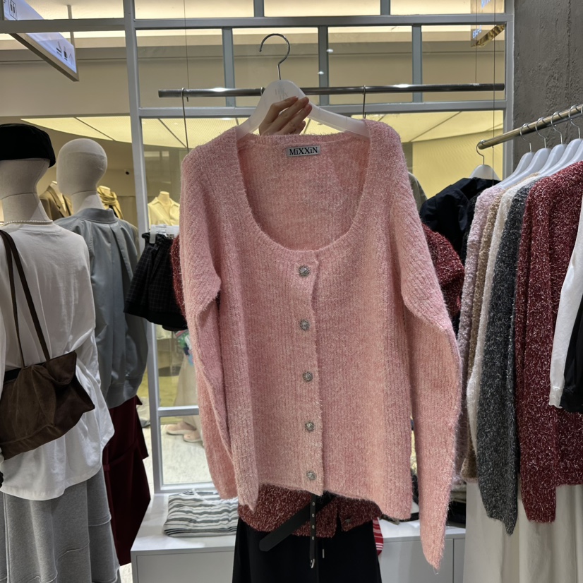 MIXXIN東大門㊣代購女裝新品人氣熱賣職業推薦25秋冬針織衫MIXXIN針織衫圖色4