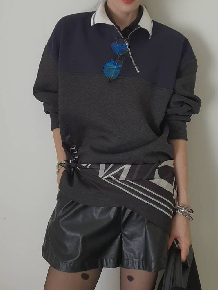 GENTLE B/LOVENTINA東大門㊣實拍女裝新款休閑衛衣不含配飾不含內搭GENTLE B/LOVENTINA衛衣
