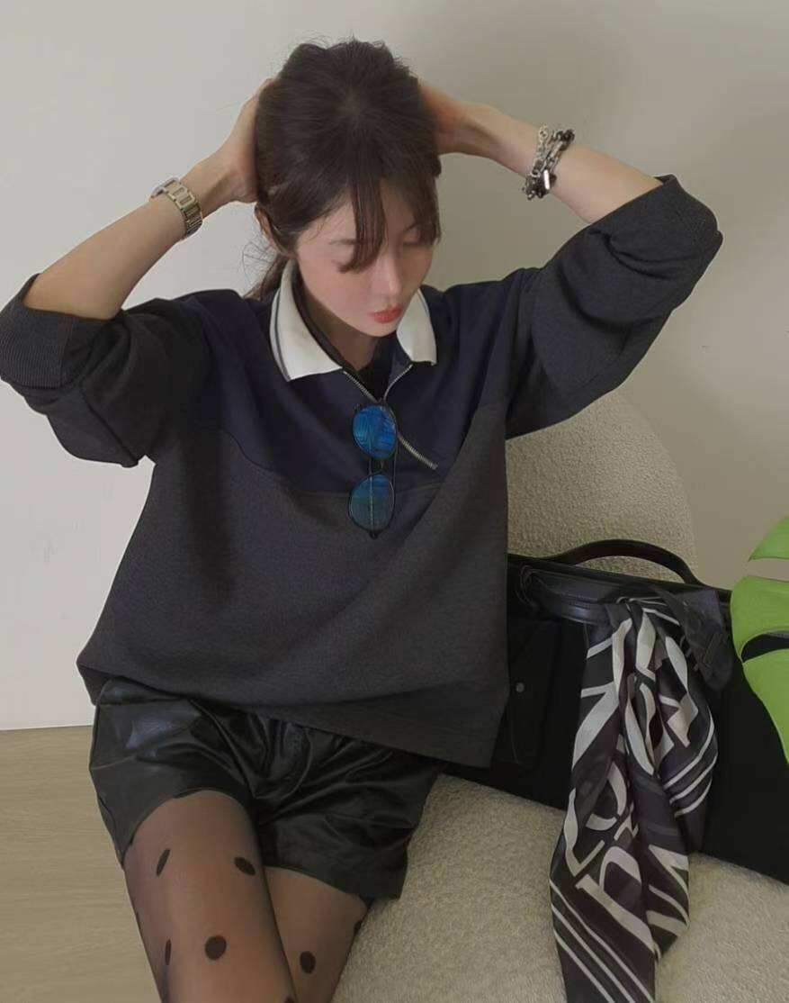 GENTLE B/LOVENTINA東大門㊣實拍女裝新款休閑衛衣不含配飾不含內搭GENTLE B/LOVENTINA衛衣