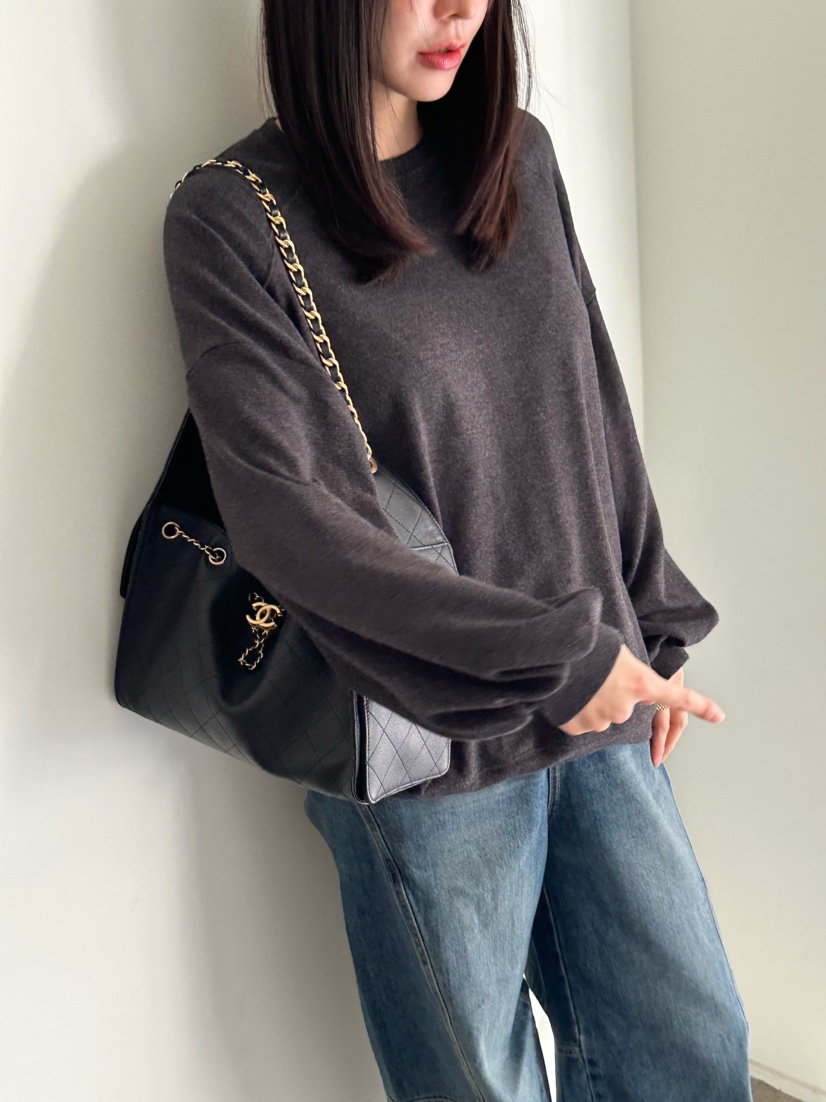 LE VASE東大門㊣實拍女士新品人氣真品熱賣推薦長袖T恤安哥拉LE VASE長袖T恤