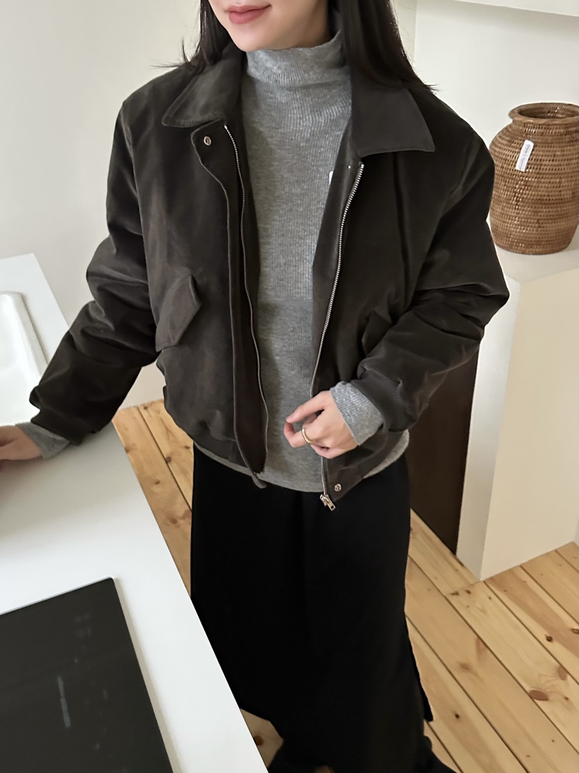LE VASE東大門㊣實拍女裝新品推薦真品休閑人氣25秋冬夾克LE VASE夾克圖色2