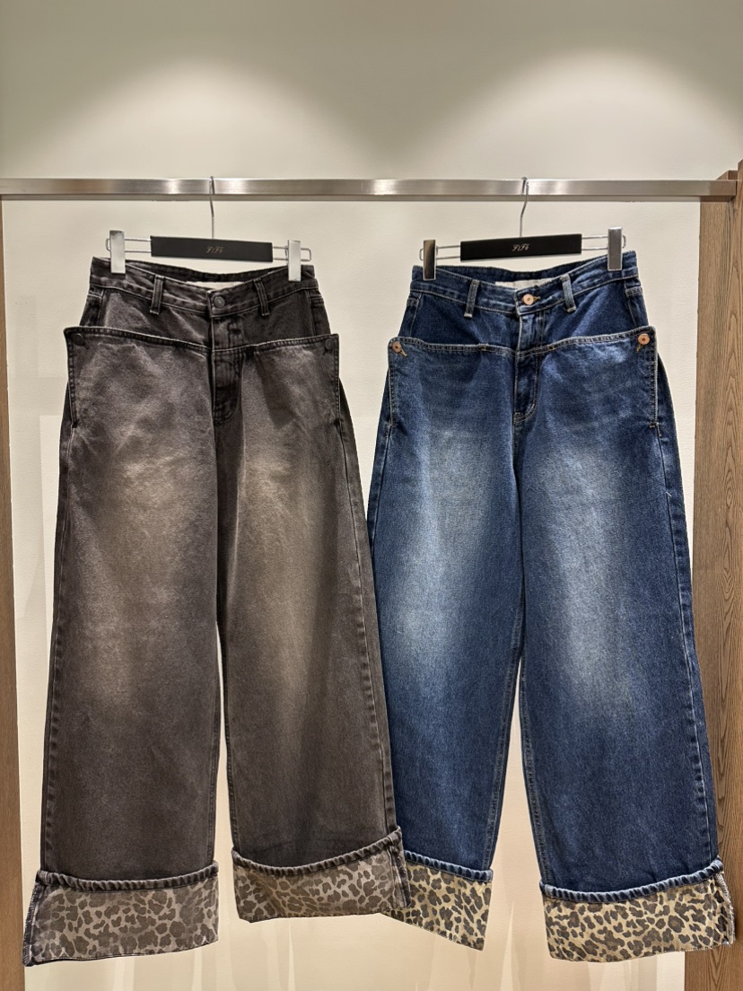 FIFO東大門㊣直郵女士新品推薦熱賣休閑真品時尚人氣牛仔褲FIFO牛仔褲