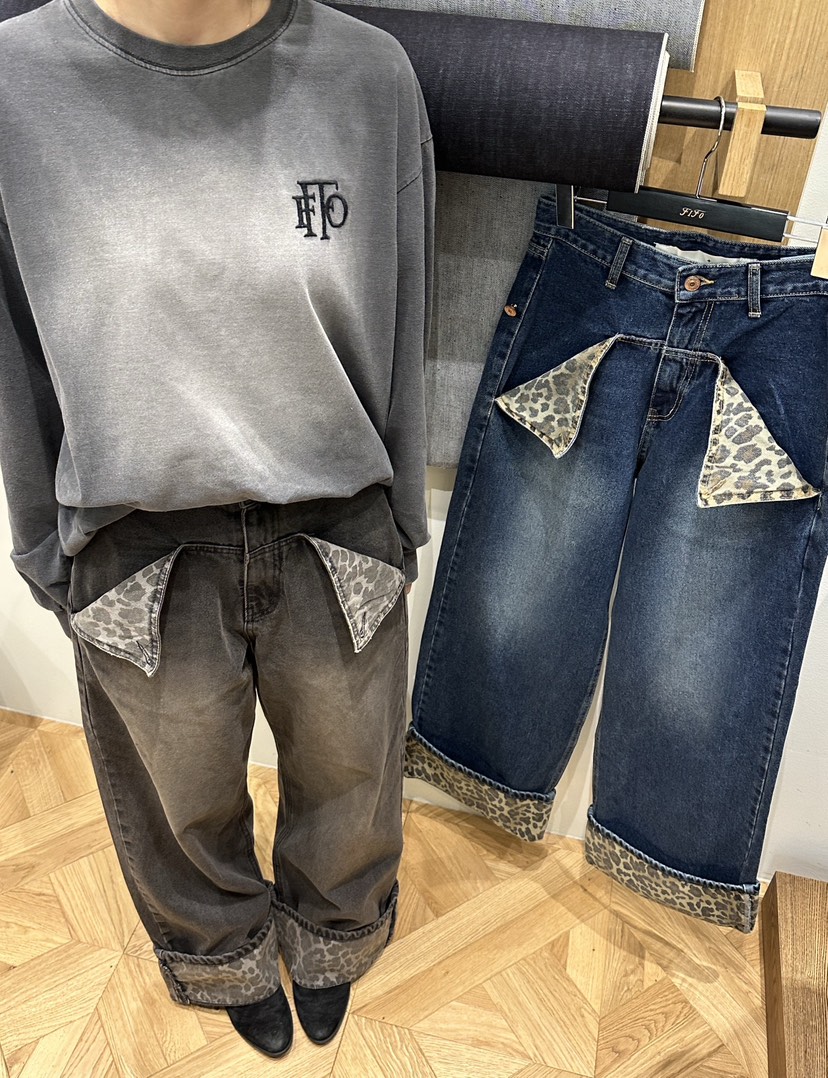 FIFO東大門㊣直郵女士新品推薦熱賣休閑真品時尚人氣牛仔褲FIFO牛仔褲