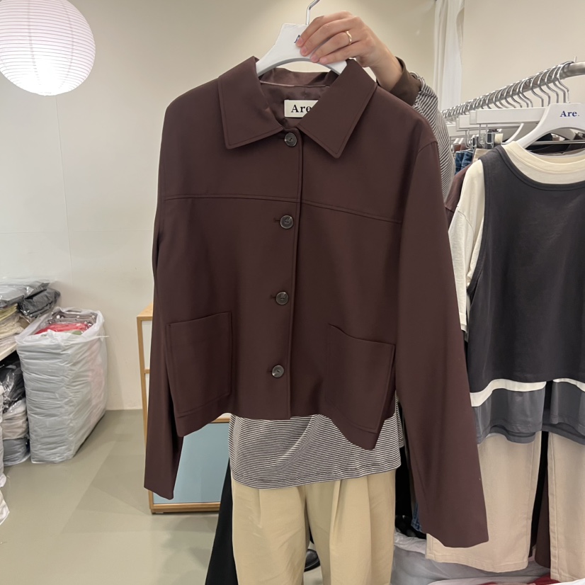 ARE東大門㊣代購女士新品25秋冬職業休閑熱賣人氣推薦時尚夾克ARE YOU/ARE夾克圖色2