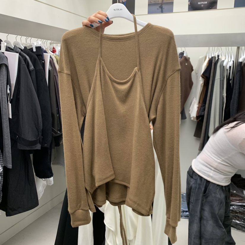 NUTPLAN東大門㊣代購女士新品時尚熱賣25秋冬職業真品套裝寬松NUTPLAN套裝圖色3