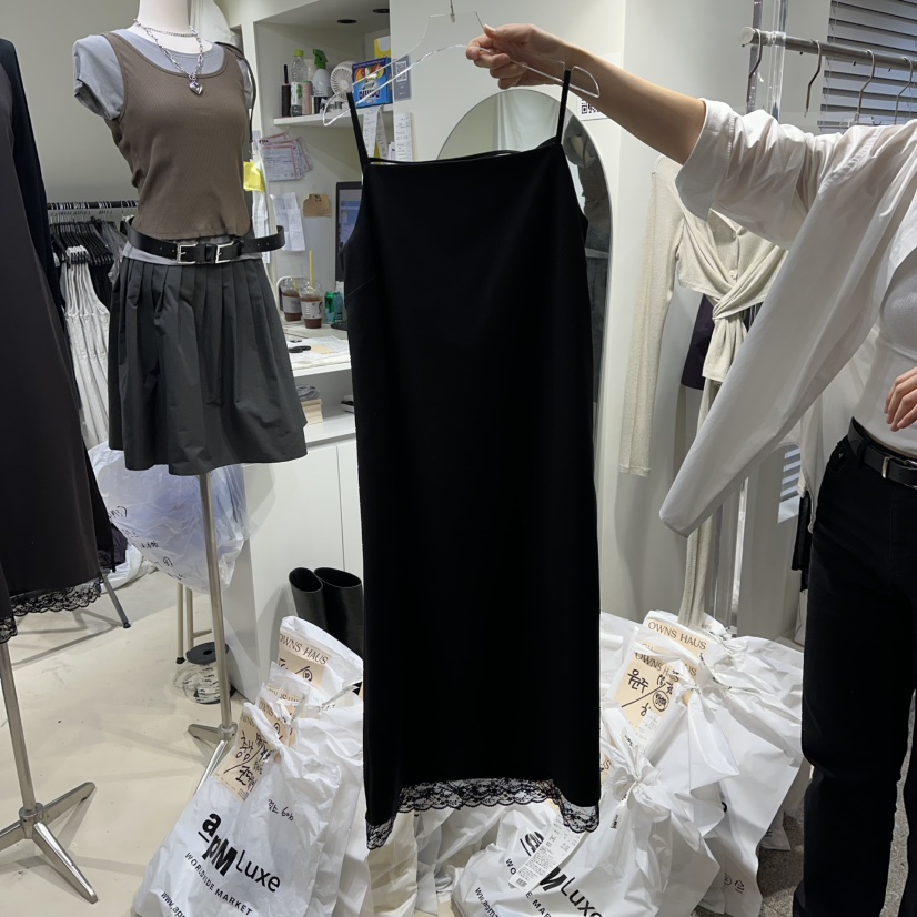 OWNS韓國直郵㊣女士新款休閑人氣職業熱賣25秋冬連衣裙不含內搭OWNS連衣裙圖色2