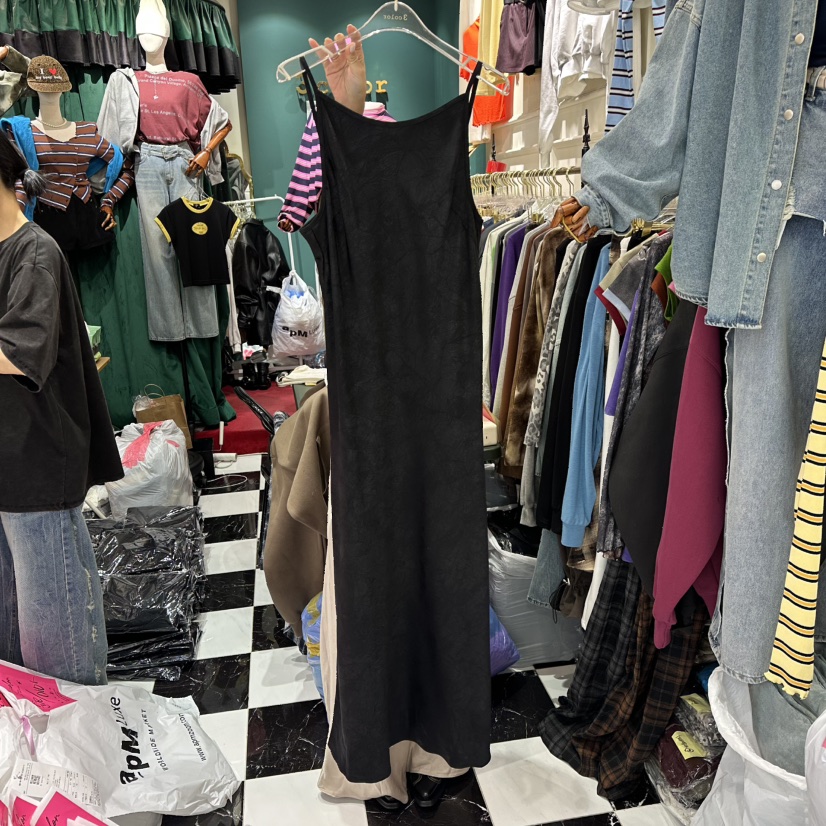 3COLOR東大門㊣代購女裝新款休閑連衣裙Three color連衣裙圖色2