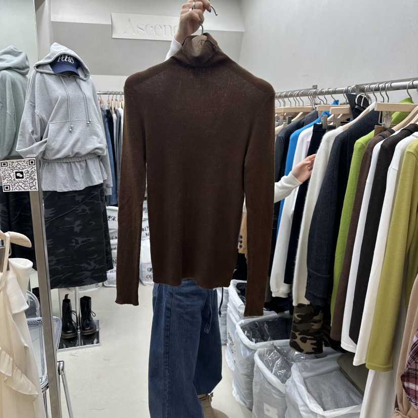 ASCEND東大門㊣實拍女士新品時尚人氣推薦休閑25秋冬長袖T恤ASCEND長袖T恤圖色3