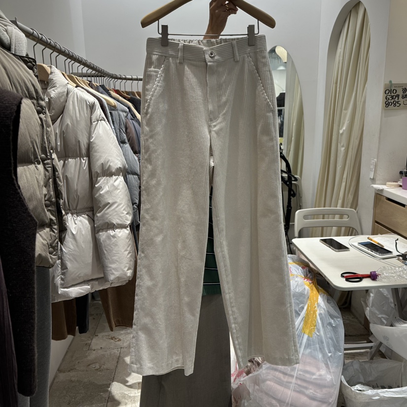 MAJDAN韓國代購㊣女士新款休閑推薦職業真品25秋冬熱賣休閑褲MAJDAN休閑褲圖色1