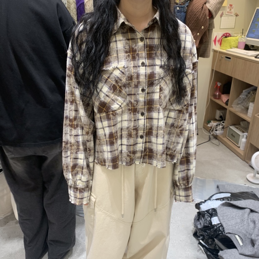 BY FLOW東大門㊣直郵女裝新款真品休閑襯衫蕾絲衫不含內搭BY FLOW襯衫/蕾絲衫