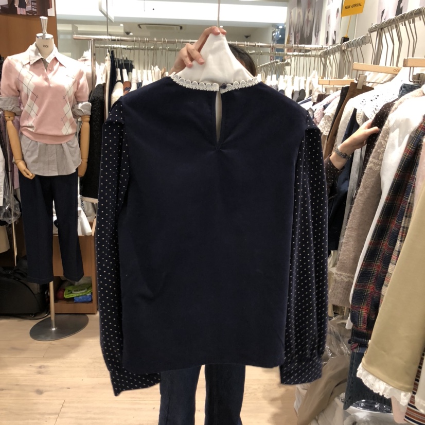OGI韓國直郵㊣女士新品人氣推薦熱賣時尚25秋冬真品襯衫蕾絲衫FLat OGI襯衫/蕾絲衫