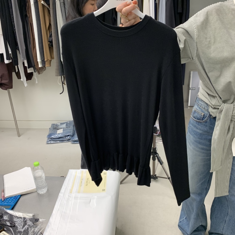 NUTPLAN東大門㊣代購女士新款職業休閑時尚推薦人氣長袖T恤NUTPLAN長袖T恤圖色2