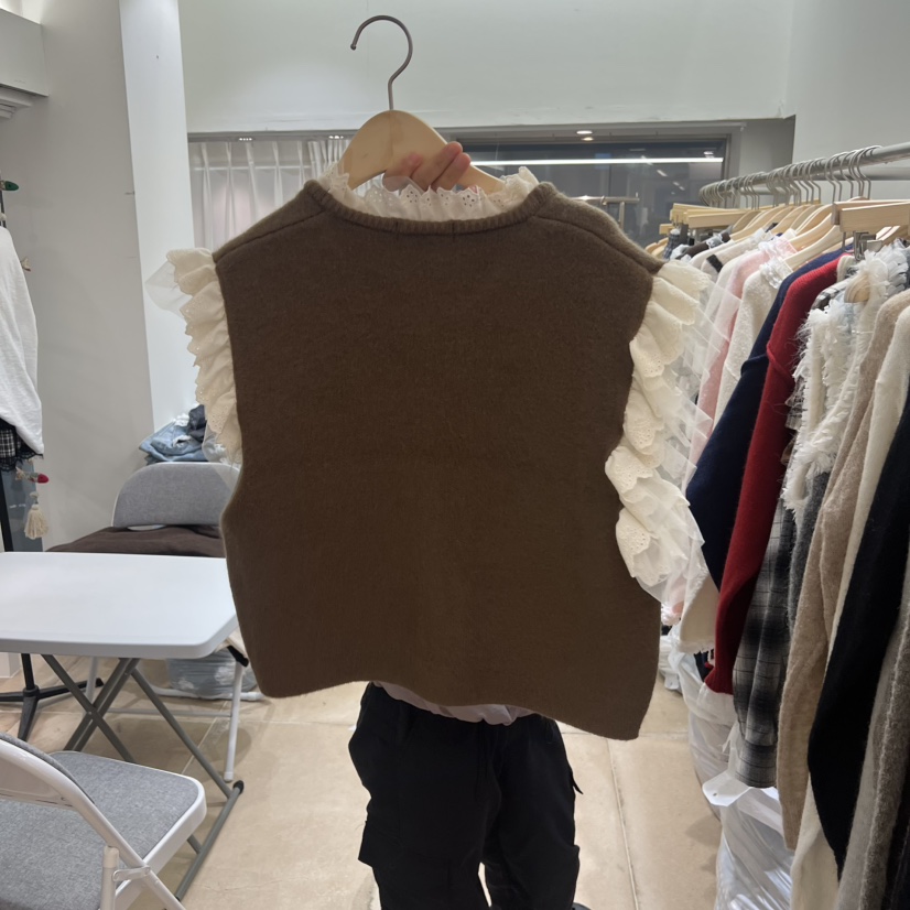 ARANCIA韓國代購㊣女士新品推薦人氣休閑熱賣時尚25秋冬馬甲兔子ARANCIA馬甲
