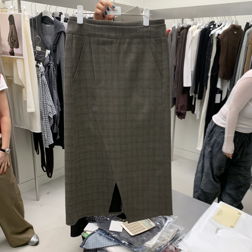 NUTPLAN東大門㊣實拍女士新品25秋冬人氣推薦熱賣半身裙中短裙NUTPLAN半身裙/中短裙圖色2
