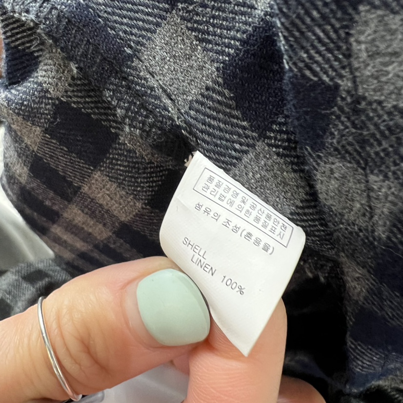 SOLD OUT韓國代購㊣女裝新品25秋冬真品襯衫蕾絲衫格紋高領SOLD OUT襯衫/蕾絲衫