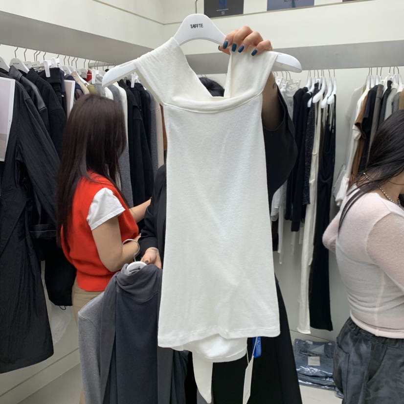 NUTPLAN東大門㊣代購女裝新品推薦職業25秋冬吊帶背心不含內搭NUTPLAN吊帶/背心圖色1
