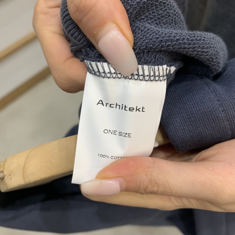 ARCHITEKT東大門㊣代購女裝新款人氣推薦休閑時尚職業25秋冬衛衣ARCHITEKT衛衣
