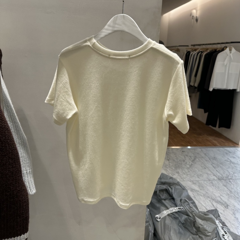 THE SECOND GROW韓國直郵㊣女士新品25秋冬真品熱賣T恤羊毛THE SECOND GROWT恤