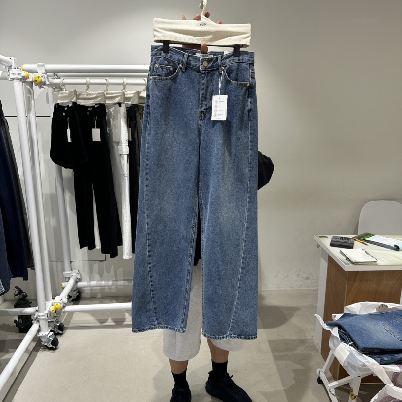 RPM韓國直郵㊣女裝新品真品推薦熱賣25秋冬人氣休閑時尚牛仔褲RPM牛仔褲圖色1