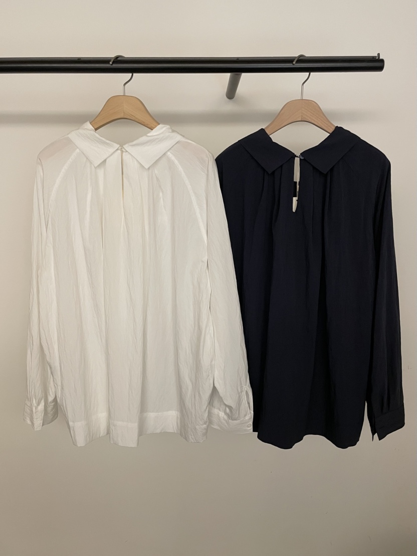 BOLD-A韓國代購㊣女士新品時尚熱賣推薦25秋冬襯衫蕾絲衫圍巾RE BOLD襯衫/蕾絲衫